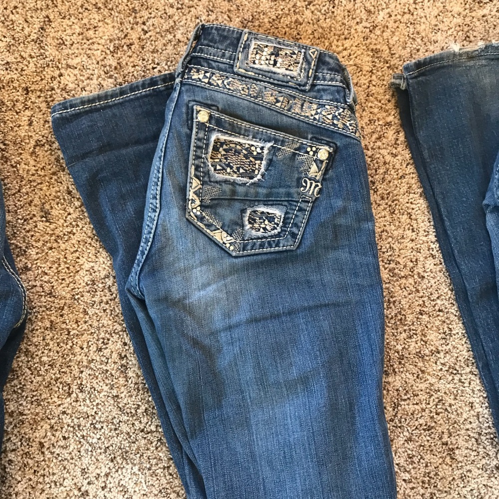 Miss me jeans size 26 and 25
